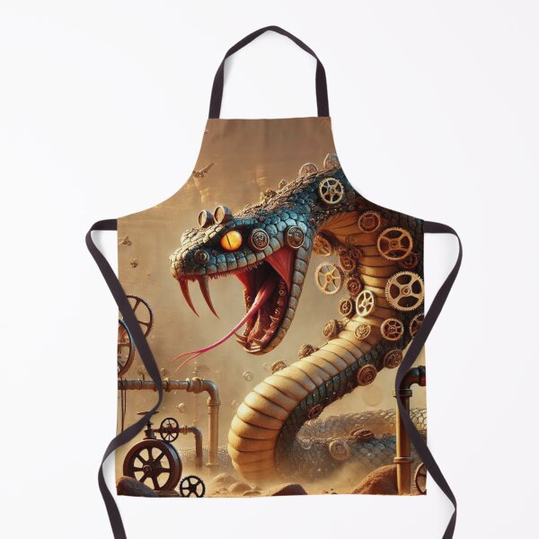 Item preview, Steampunk Fierce Snake designed and sold by Sillytoe.