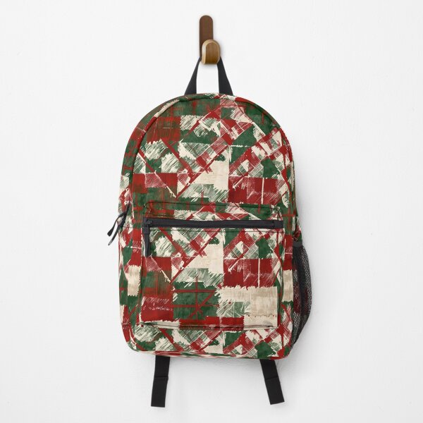 Item preview, Christmas Grunge Plaid Green, Red and Beige designed and sold by gjsart.