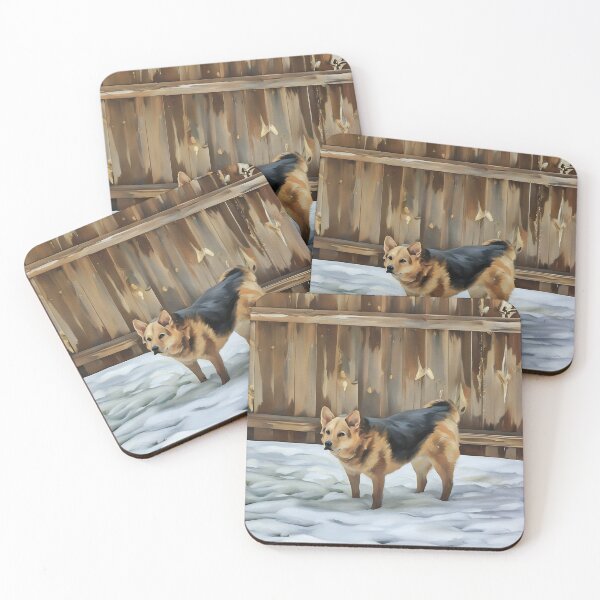 Item preview, German Shepheard In The Snow designed and sold by PandLcreations.