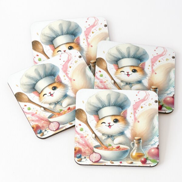Item preview, Seymour The Chef Kitten Invites You To Dinner! designed and sold by NoelaniArt.