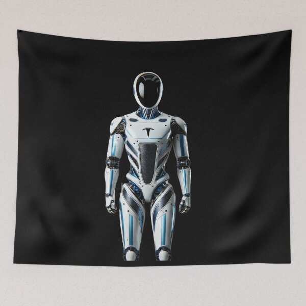 Item preview, tesla bot designed and sold by TEEJAMBOREE.