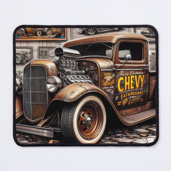 Item preview, 1930s Custom "Earthquake" Hot-Rod Chevy Pickup Truck designed and sold by RocketMobster.