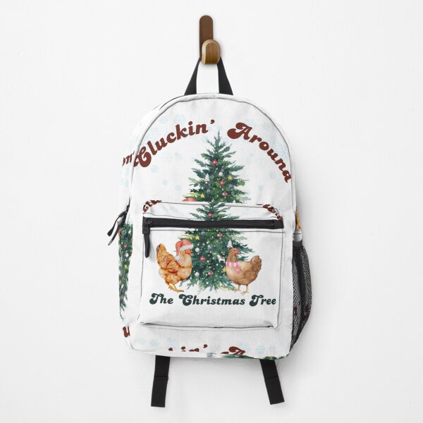 Item preview, Chickens around the Christmas Tree designed and sold by fiabug.