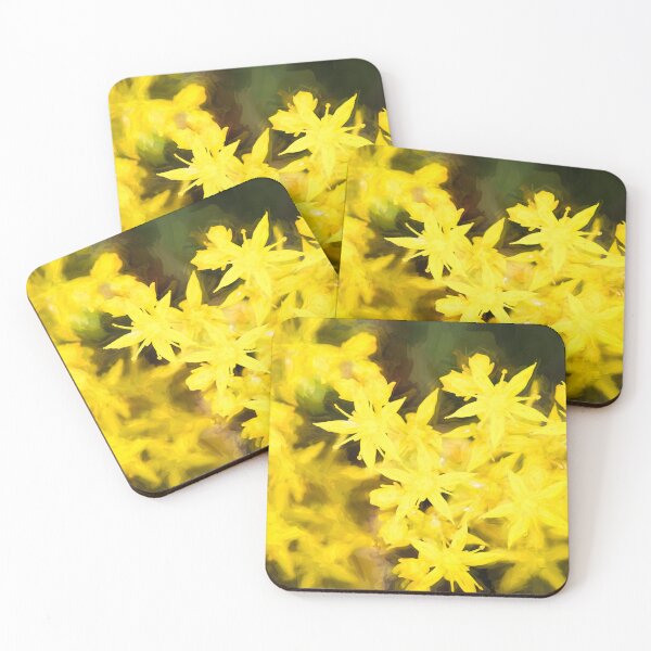 Item preview, Yellow Stonecrop Spikey Flowers X100 designed and sold by RichFrancoCars.