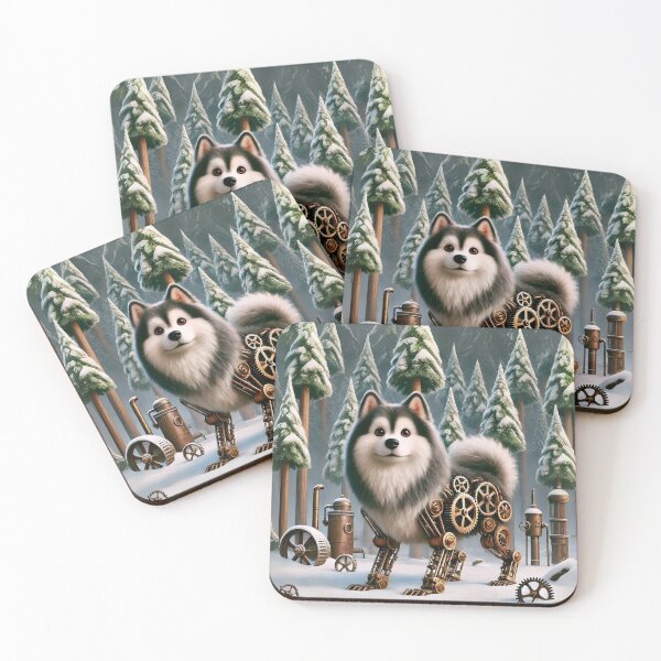 Item preview, Steampunk Finnish Lapphund designed and sold by Sillytoe.