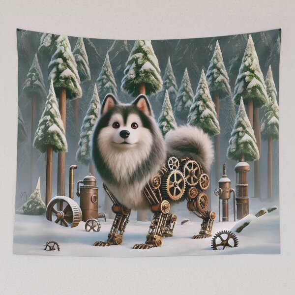Item preview, Steampunk Finnish Lapphund designed and sold by Sillytoe.