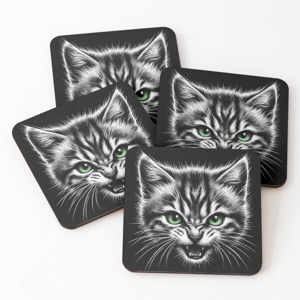 Item preview, angry kitten designed and sold by PrintYourStyle.