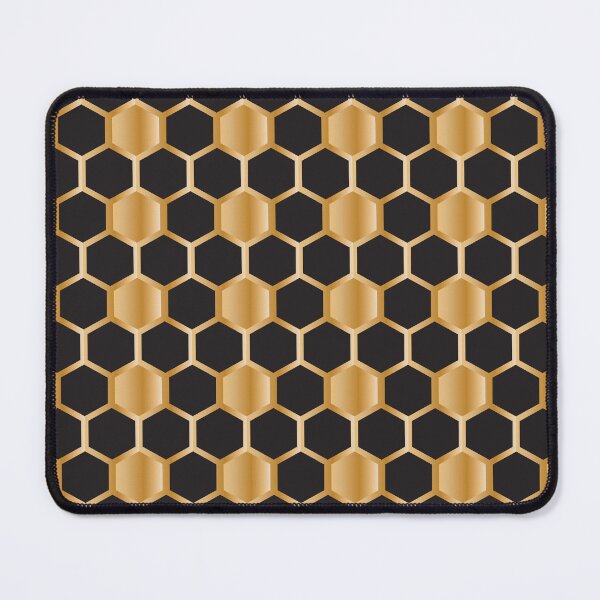 Item preview, 65 MCMLXV Gold and Black Honeycomb Pattern designed and sold by 65 MCMLXV.