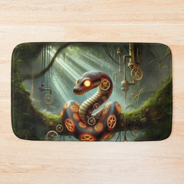 Item preview, Steampunk Fire Ball Python designed and sold by Sillytoe.