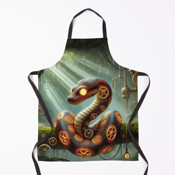 Artikelvorschau, Steampunk-Feuerballpython entworfen und verkauft von Sillytoe.