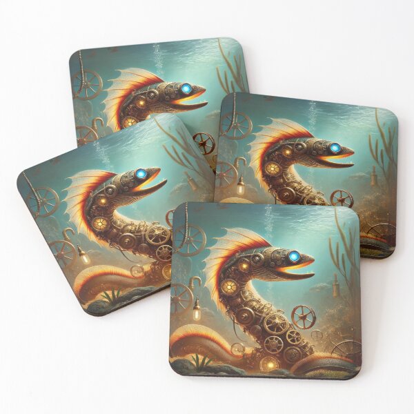 Item preview, Steampunk Fire Eel designed and sold by Sillytoe.