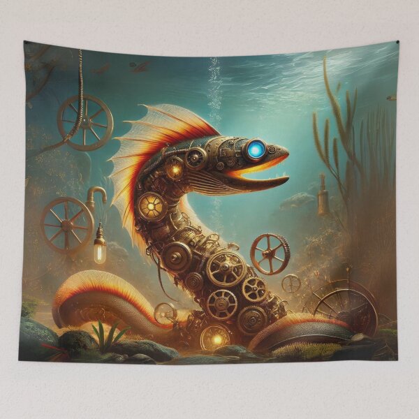 Item preview, Steampunk Fire Eel designed and sold by Sillytoe.