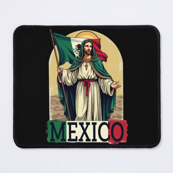 Item preview, San Judas Tadeo con Bandera de México  designed and sold by ArtFromBeyond.