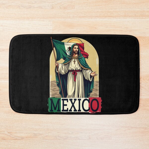 Item preview, San Judas Tadeo con Bandera de México  designed and sold by ArtFromBeyond.