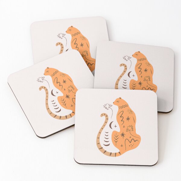 Item preview, Cartoon Tiger Standing with Its Back Turned designed and sold by nada-art.