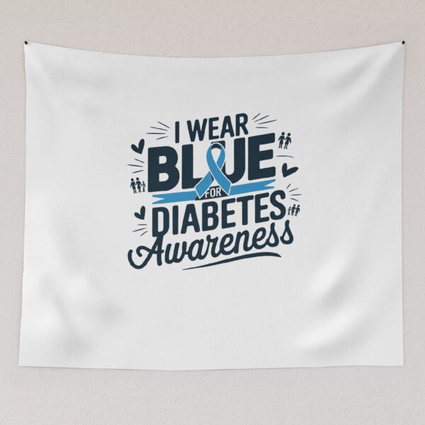 Item preview, Diabetes Awareness Ribbon Type 1  T1D Diabetes Awareness Month designed and sold by Norstyle.