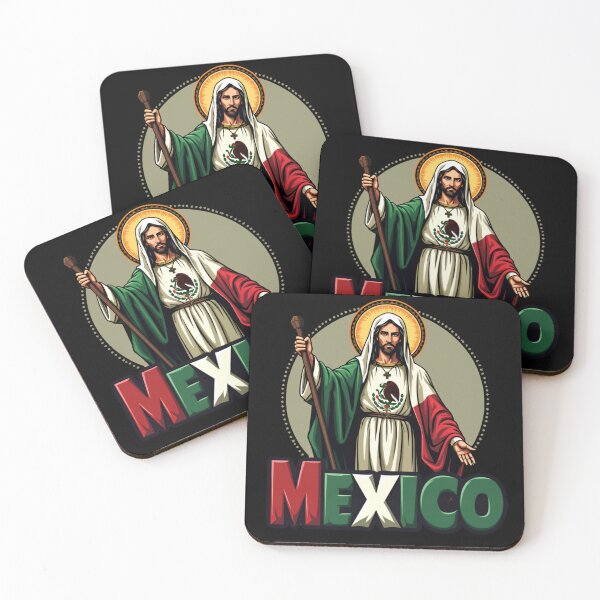 Item preview, San Judas Tadeo con Bandera de México  designed and sold by ArtFromBeyond.
