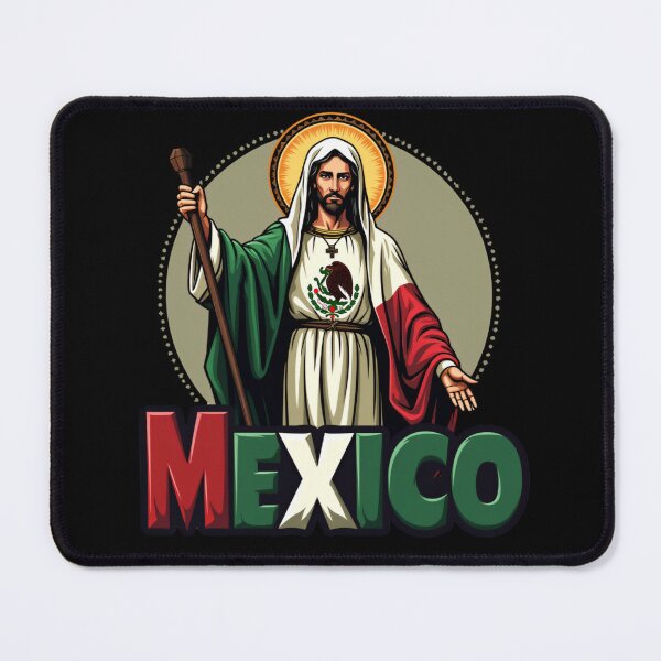 Item preview, San Judas Tadeo con Bandera de México  designed and sold by ArtFromBeyond.
