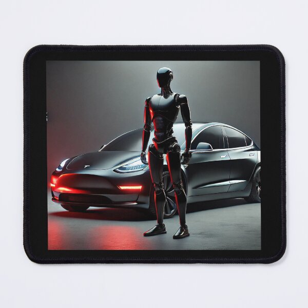 Item preview, tesla bot designed and sold by TEEJAMBOREE.