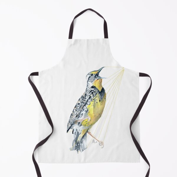Item preview, Watercolor Western Meadowlark Print designed and sold by SchmeckStudio.
