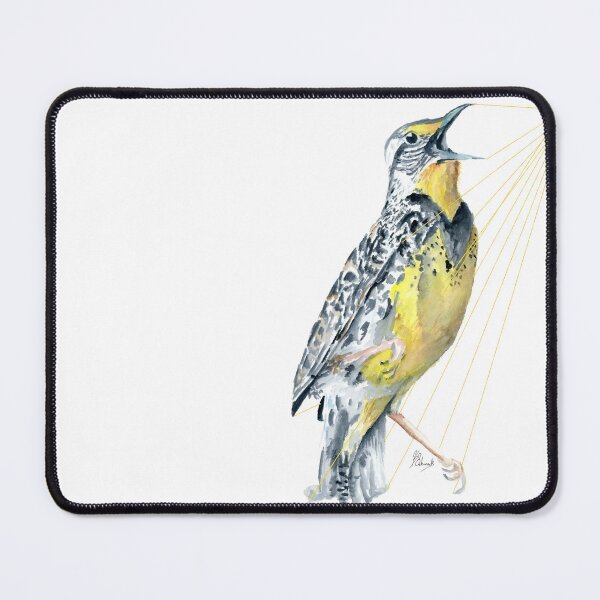 Item preview, Watercolor Western Meadowlark Print designed and sold by SchmeckStudio.