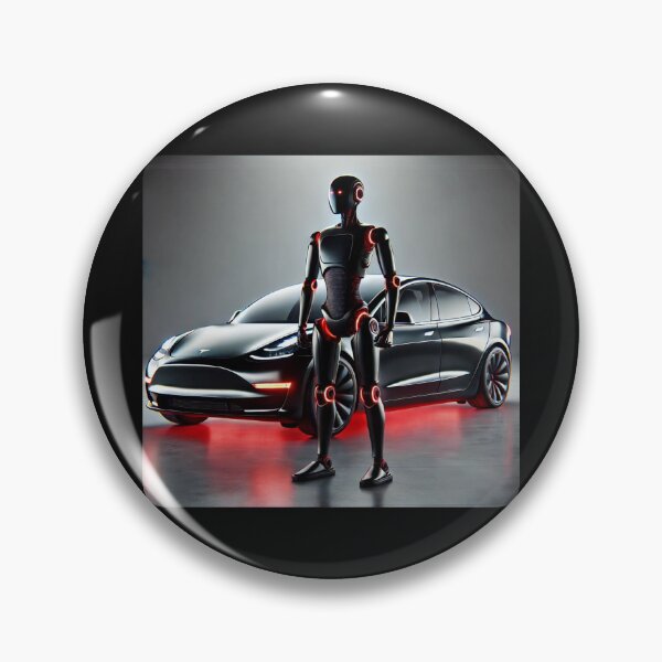 Item preview, tesla bot designed and sold by TEEJAMBOREE.