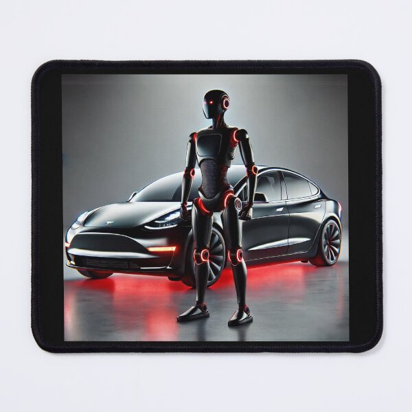Item preview, tesla bot designed and sold by TEEJAMBOREE.