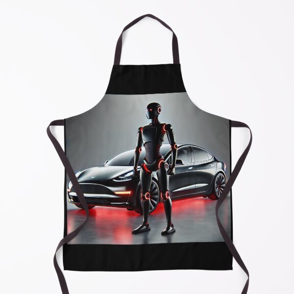 Item preview, tesla bot designed and sold by TEEJAMBOREE.