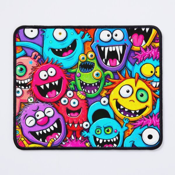 Item preview, COLORFUL CRAZY FUNNY SPOOKY KOOKY MONSTER ART #17 designed and sold by Arts4U.