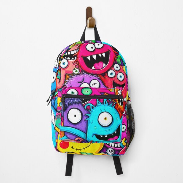 Item preview, COLORFUL CRAZY FUNNY SPOOKY KOOKY MONSTER ART #17 designed and sold by Arts4U.