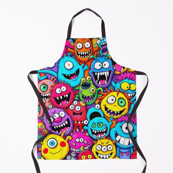 Item preview, COLORFUL CRAZY FUNNY SPOOKY KOOKY MONSTER ART #17 designed and sold by Arts4U.