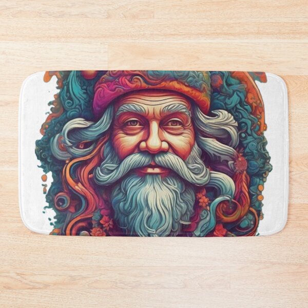 Item preview, SANTA IN PSYCHEDELIC STYLE designed and sold by likbatonboot.