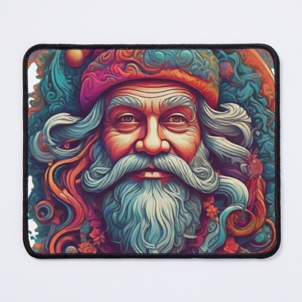Item preview, SANTA IN PSYCHEDELIC STYLE designed and sold by likbatonboot.