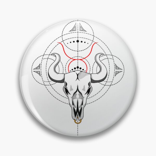Item preview, Taurus Skeleton designed and sold by Cosmic Aura Art.