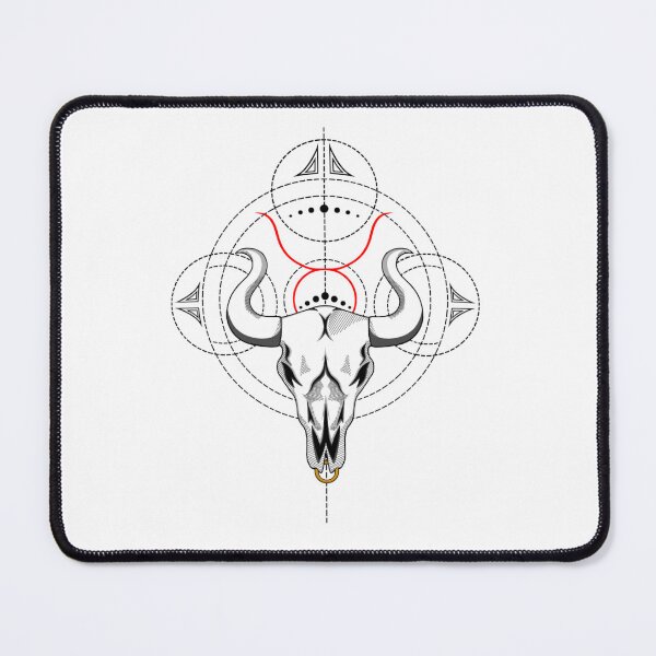 Item preview, Taurus Skeleton designed and sold by Cosmic Aura Art.