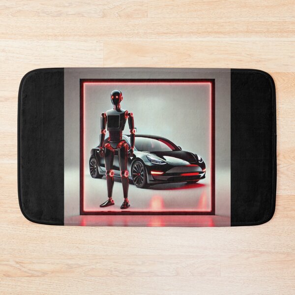 Item preview, tesla bot designed and sold by TEEJAMBOREE.