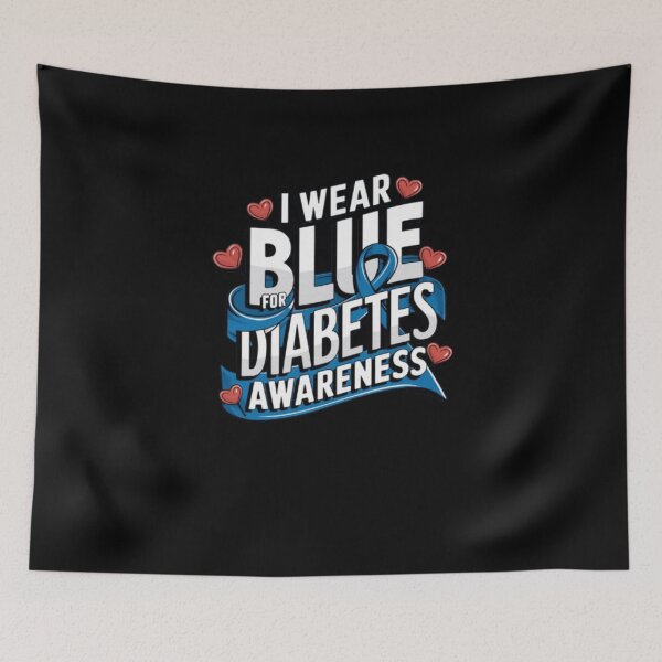 Item preview, Diabetes Awareness Ribbon Type 1 T1D Diabetes Awareness Month designed and sold by Norstyle.