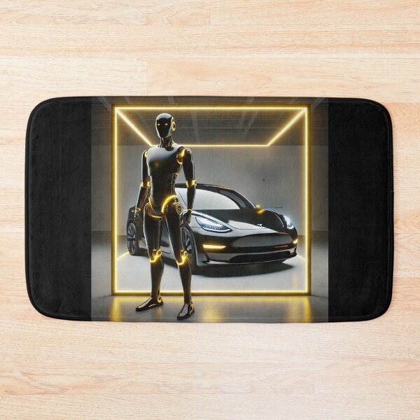 Item preview, tesla bot designed and sold by TEEJAMBOREE.