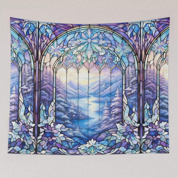 Item preview, Stained Glass Christmas Fantasy designed and sold by LaRoach Digital Arts.