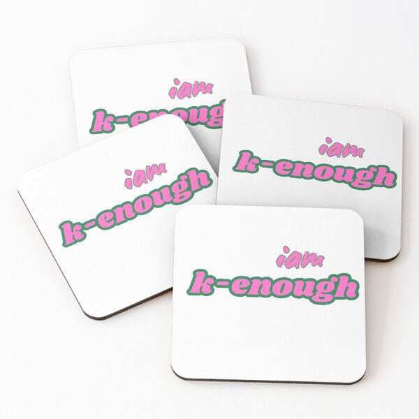 Item preview, K Enough & Proud" "Simply K Enough" "Confidently K Enough, #SelfLove #BeYourself #Confidence #SelfAcceptance #PositiveVibes designed and sold by Med-th-ewolf.