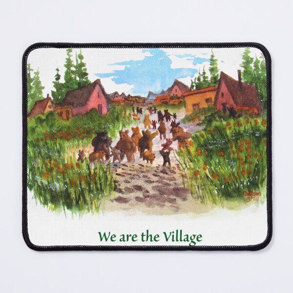 Item preview, We Are The Bear Village designed and sold by vikingsbooksetc.