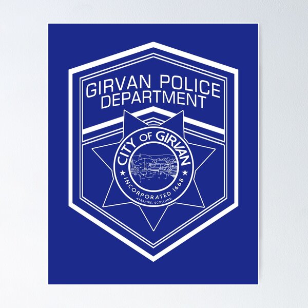 Item preview, Girvan PD Logo Plain White designed and sold by OctoberFifteen.