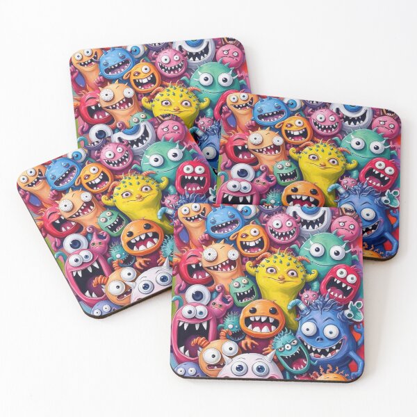 Item preview, CUTE FUNNY SILLY AESTHETIC MONSTER ART #18 designed and sold by Arts4U.