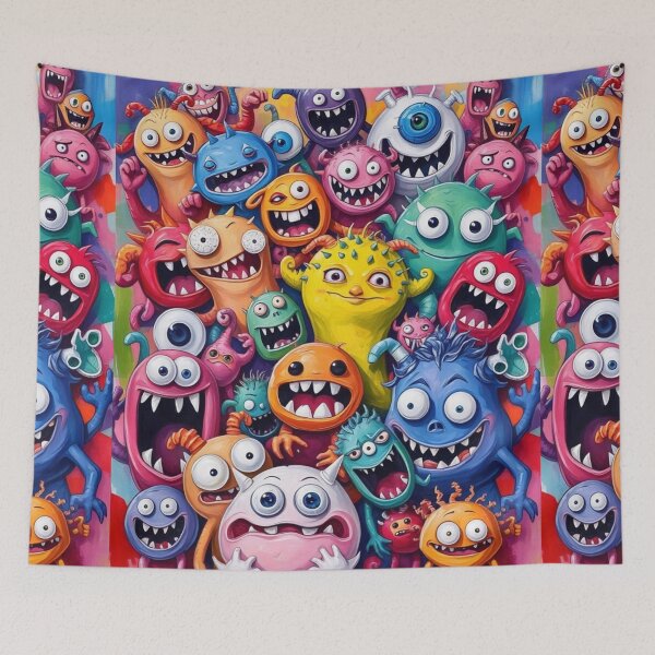 Item preview, CUTE FUNNY SILLY AESTHETIC MONSTER ART #18 designed and sold by Arts4U.