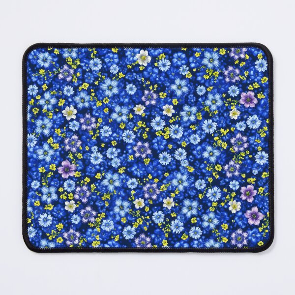 Item preview, Vibrant Floral Pattern with Blue Blooms designed and sold by Rostislav Bouda.
