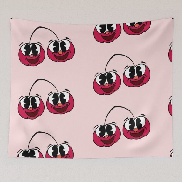Item preview, Cute Cartoon Cherry with a Sweet Smile designed and sold by nada-art.