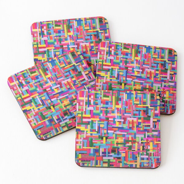 Item preview, Mosaic Original Colorful Puzzle Art designed and sold by ResinArtbyTana.