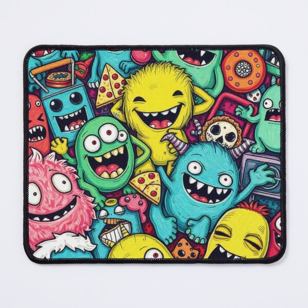 Item preview, CRAZY COOL COLORFUL FUNNY RANDOM MONSTER ART #20 designed and sold by Arts4U.