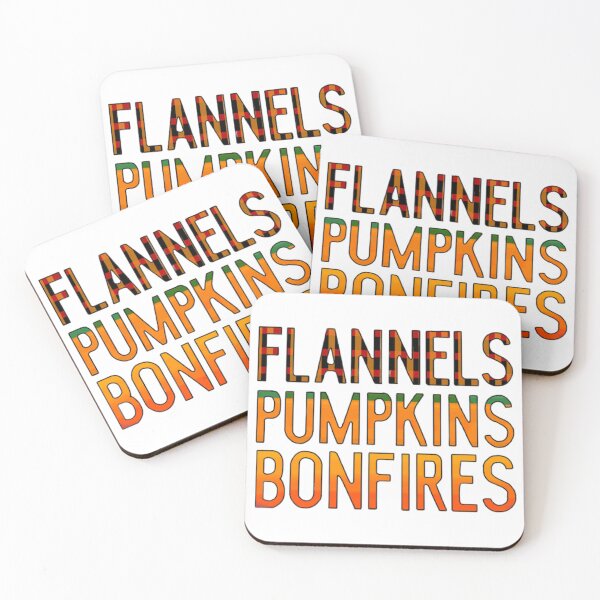 Item preview, Flannels, pumpkins, and bonfires. designed and sold by Artistkhg.