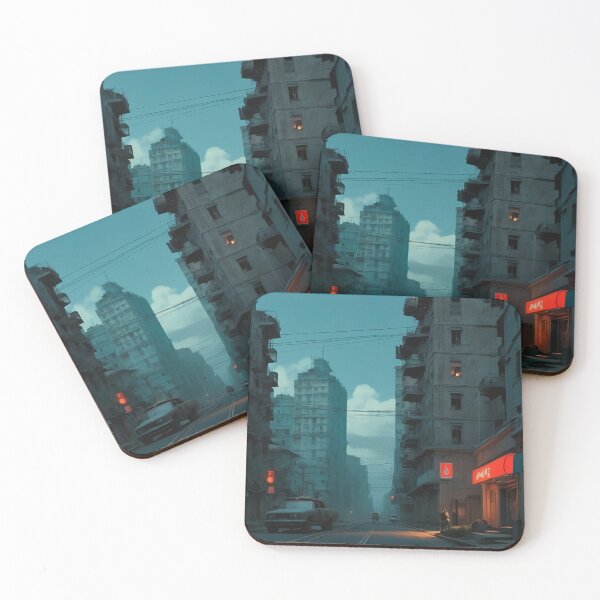 Item preview,  Abandoned City Street at Twilight | Cinematic Urban Decay designed and sold by Antalahia.